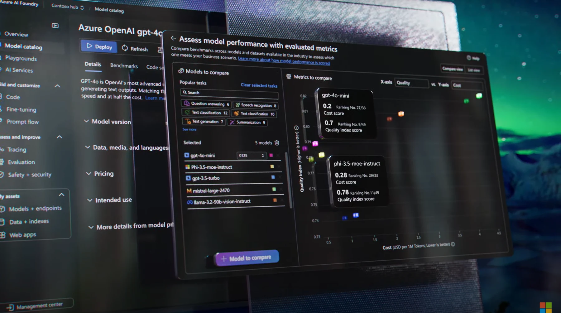 Microsoft AI Foundry project preview